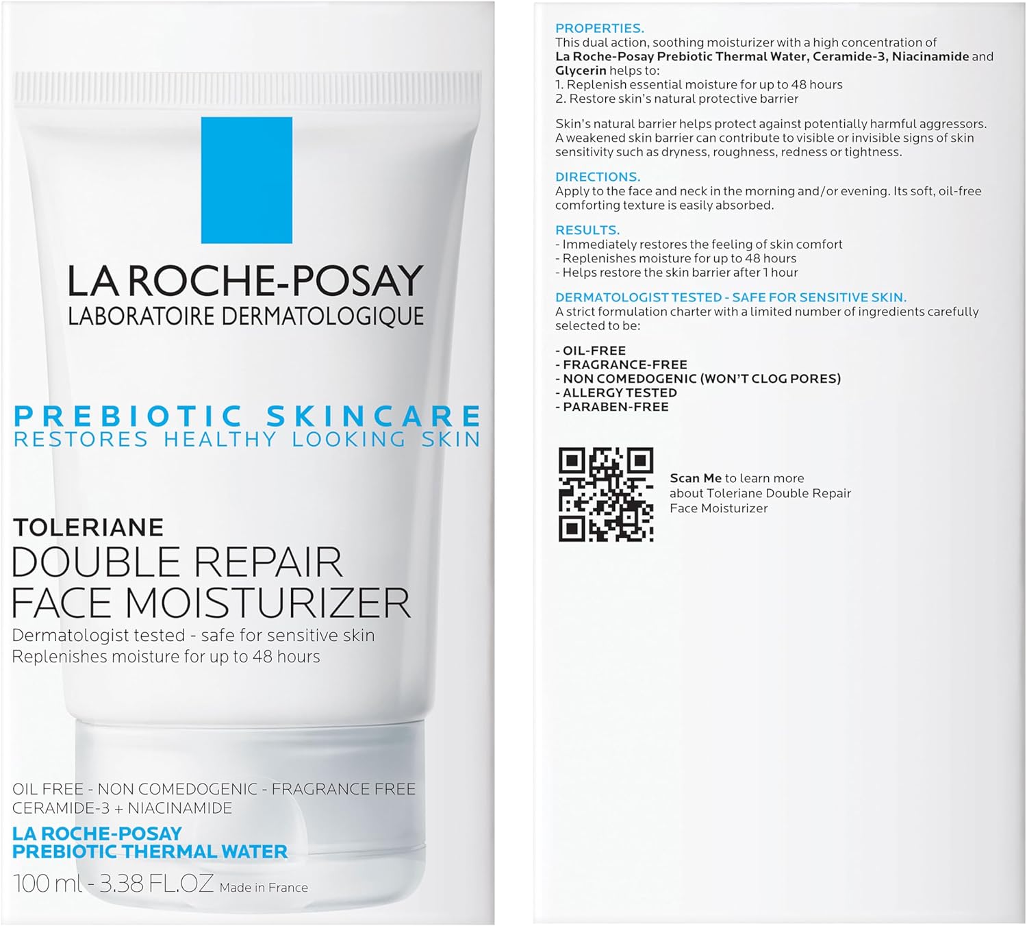 La Roche-Posay Toleriane Double Repair Face Moisturiser, 70ml