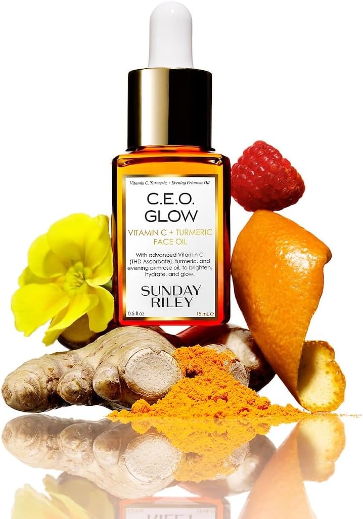 Sunday Riley C.E.O. Glow Vitamin C & Turmeric Face Oil, 1.18 Fl Oz