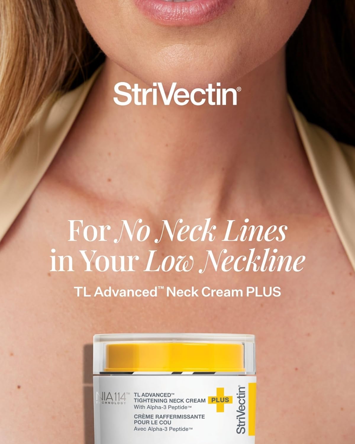 StriVectin TL Advanced™ Tightening Neck Cream PLUS, 1.0 oz for Tightening and Firming Neck & Pumps Lines