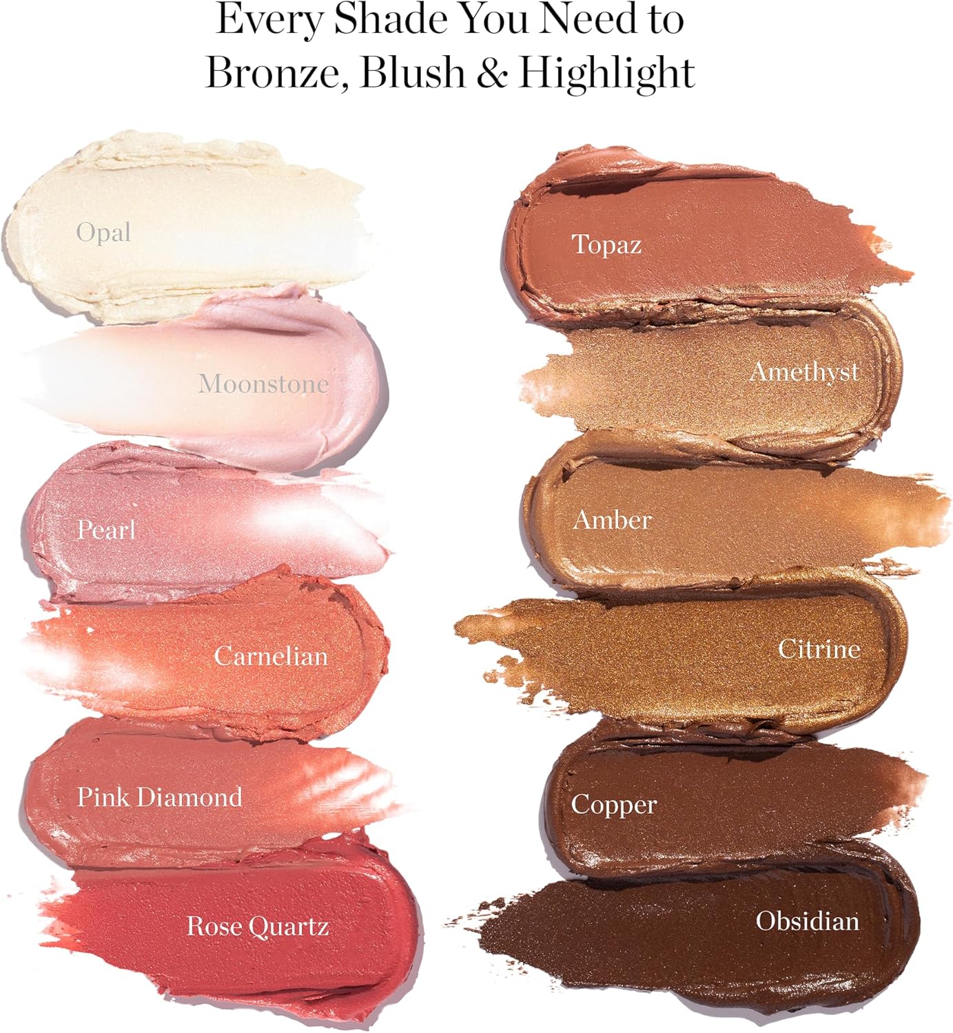 Ogee Face Radiant Collection Trio - Contour Makeup Collection - Certified Organic Palette - Includes Bronzer, Blush & Highlighter Sticks
